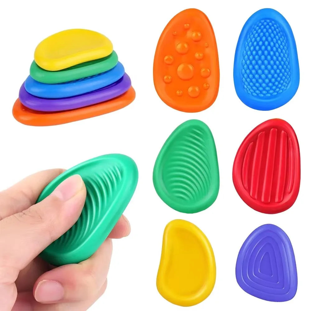 2026New adult Fidget toys, sensory silicone stones, autism, children, sedatives, stress relieving toys, Christmas