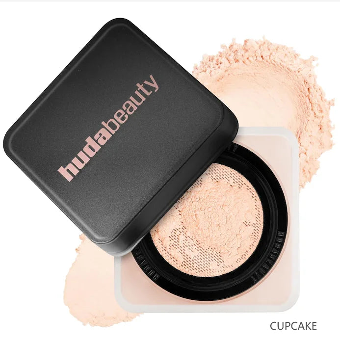 New Huda Easy Bake Loose & Setting Powder Long Lasting Oil Control Matte Waterproof Brightening Loose Powder Makeup Cosmetics