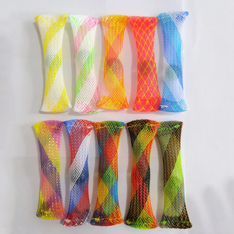 5-30pcs Marble Mesh Fidget Sensery Toys For Autism And ADHD Fingertip toy Release anxiety stress toy Adult children Party Favors