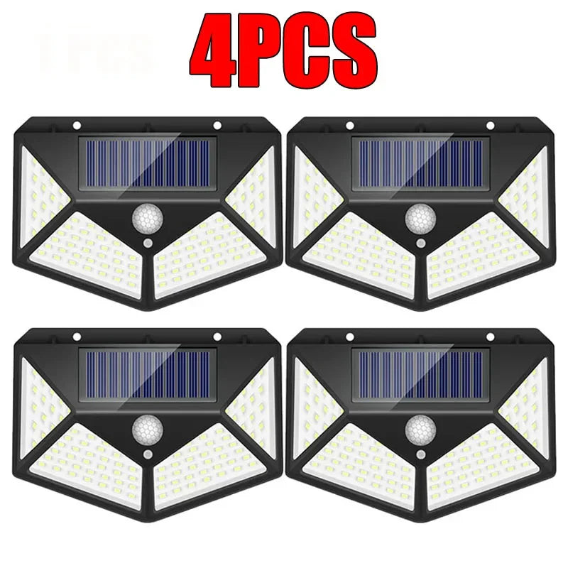 New Upgrade Solar Street Light 12/8/6/4/2/1Pcs Outdoor Solar Wall Lamp PIR Motion Sensor Powered Sunlight for Garden Courtyard