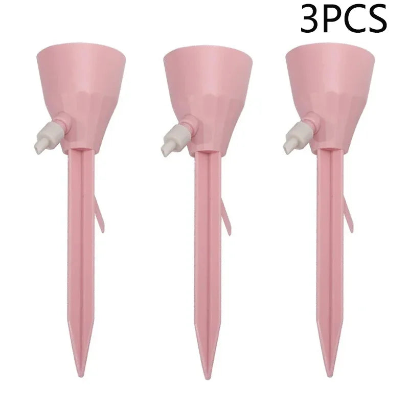 3Pcs Adjustable Drip Irrigation System Automatic Self Watering Spikes for Plants Indoor Outdoor Potted Plants Irrigation System