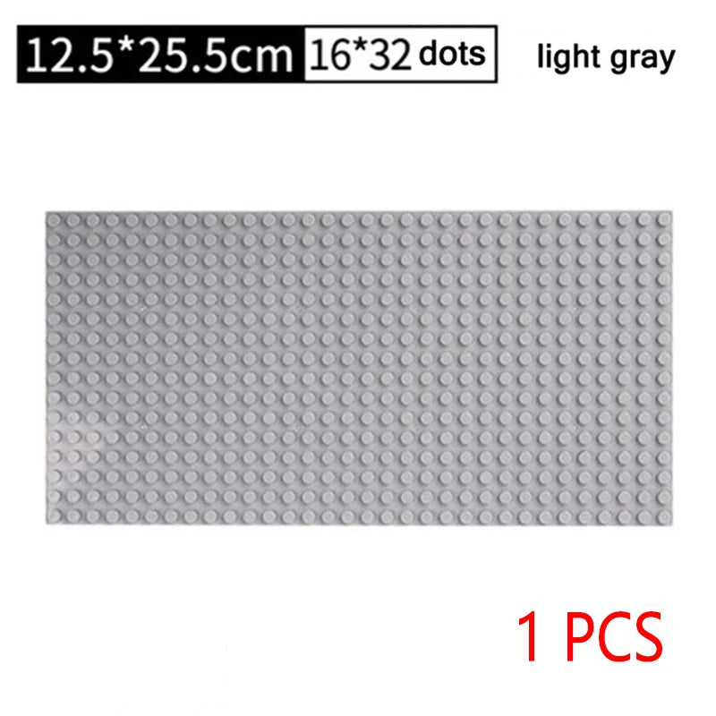 Baseplate 32x32 16X32 Dots Classic Brick Plate Building Blocks DIY Constructor Parts Baseplates Compatible Brands City Friends