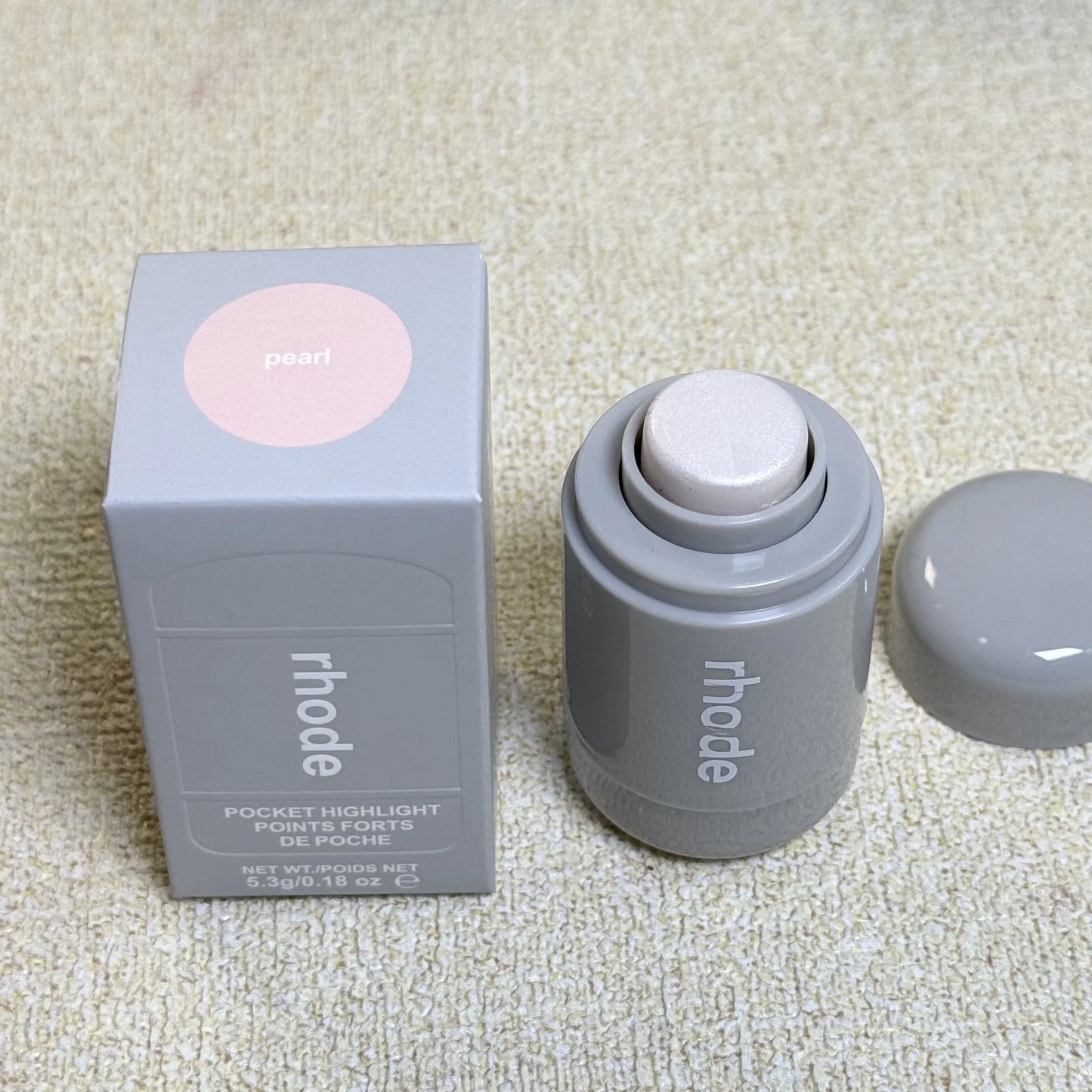 New Launched Rhode Highlight Stick Shiny Fine Glossy Cheekbones and Cheeks four Colors Brightening Bronzo Ssunlight Pearl Rose