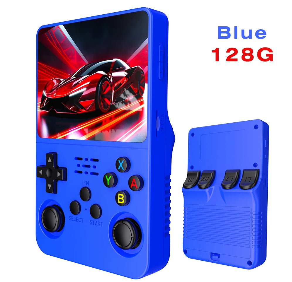 R36S Retro Handheld Video Game Console ARKOS System 3.5 Inch IPS Screen Classic Portable Pocket Video Player 128G Games Boy Gift