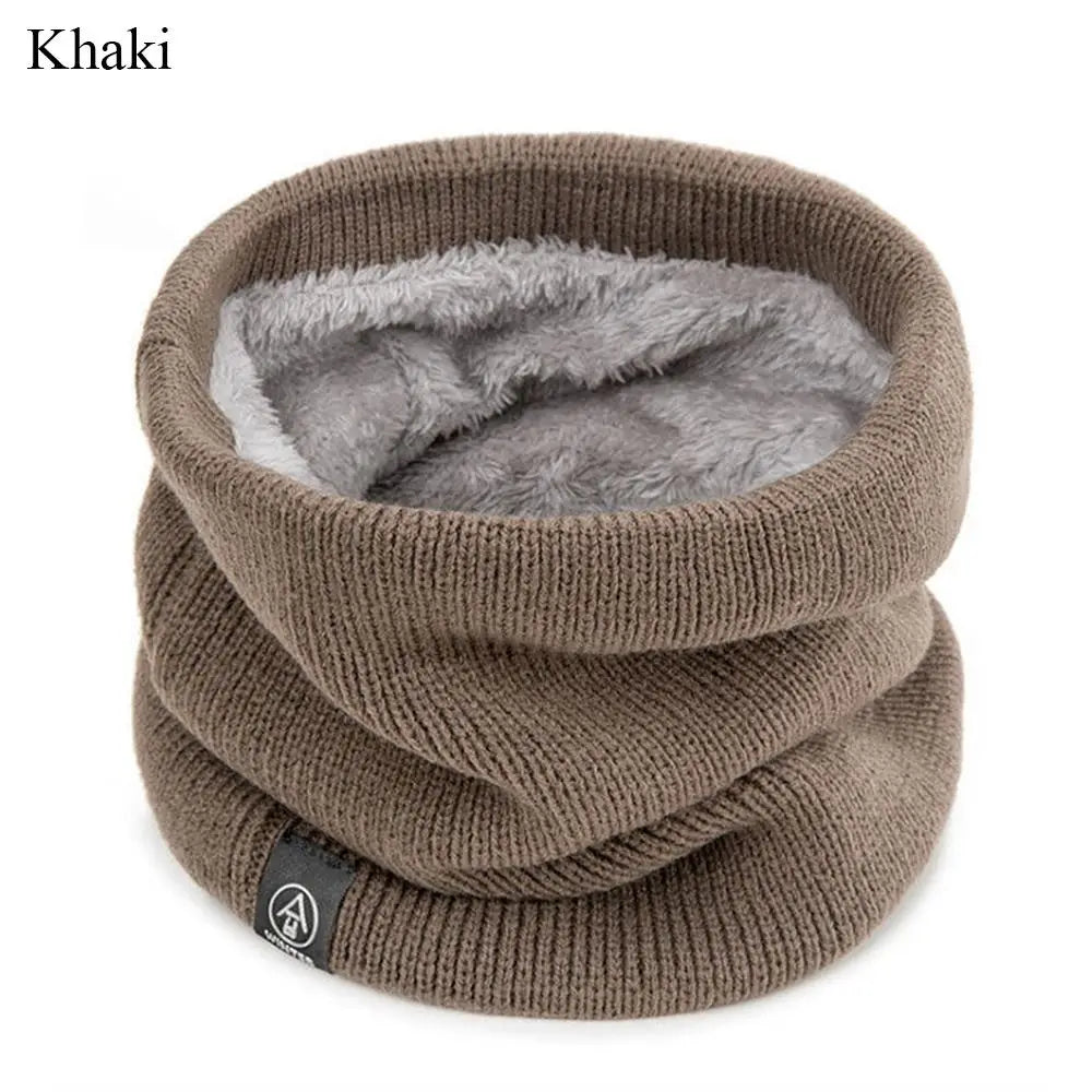 Knitted Neck Warmer Sports Scarf Fashion Soft Women Men Face Cover Winter Skating Running Hiking Scarves Thick Cold-proof Collar