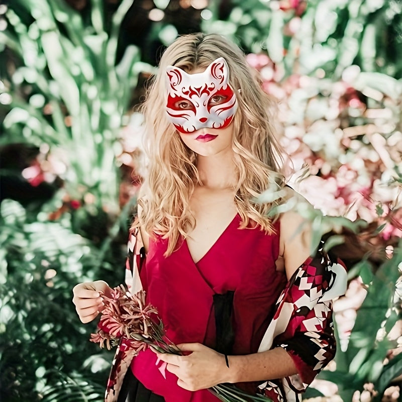 12/20/24 Pcs Halloween Mask DIY Paintable Blank Mask Paper Art Masks DIY Painting Masks For Masquerade Cosplay Party