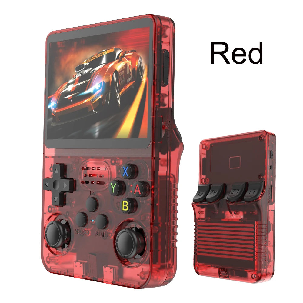 R36S Retro Handheld Video Game Console ARKOS System 3.5 Inch IPS Screen Classic Portable Pocket Video Player 128G Games Boy Gift