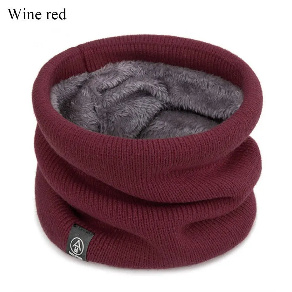Knitted Neck Warmer Sports Scarf Fashion Soft Women Men Face Cover Winter Skating Running Hiking Scarves Thick Cold-proof Collar