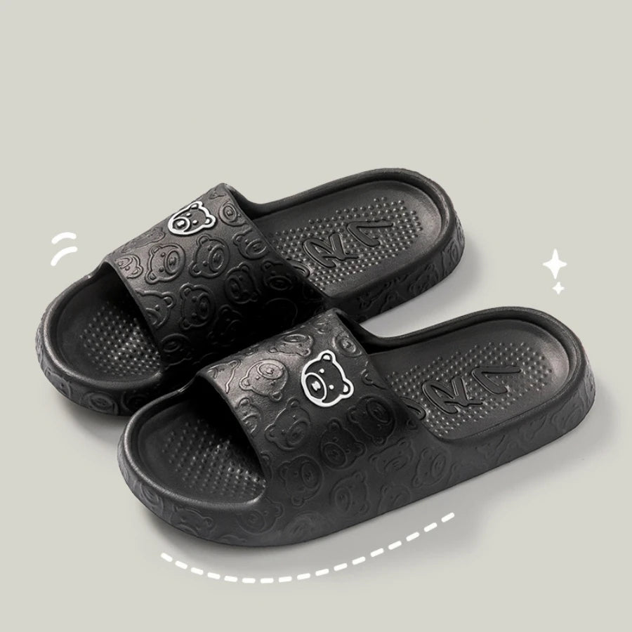 Summer Home Use EVA Slippers for Women Cute Cartoon Design Indoor Comfortable Slip-On Shoes