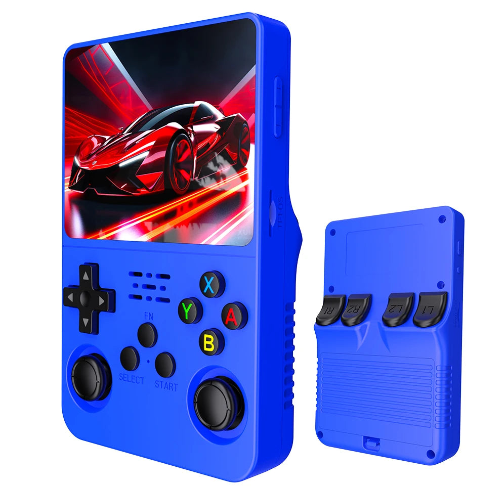 R36S Retro Handheld Video Game Console ARKOS System 3.5 Inch IPS Screen Classic Portable Pocket Video Player 128G Games Boy Gift