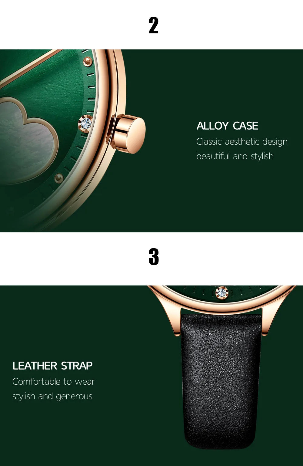 CURREN Watches Women Fashion Leather Quartz Wristwatch Charming Rhinestone Female Clock Zegarki Damskie