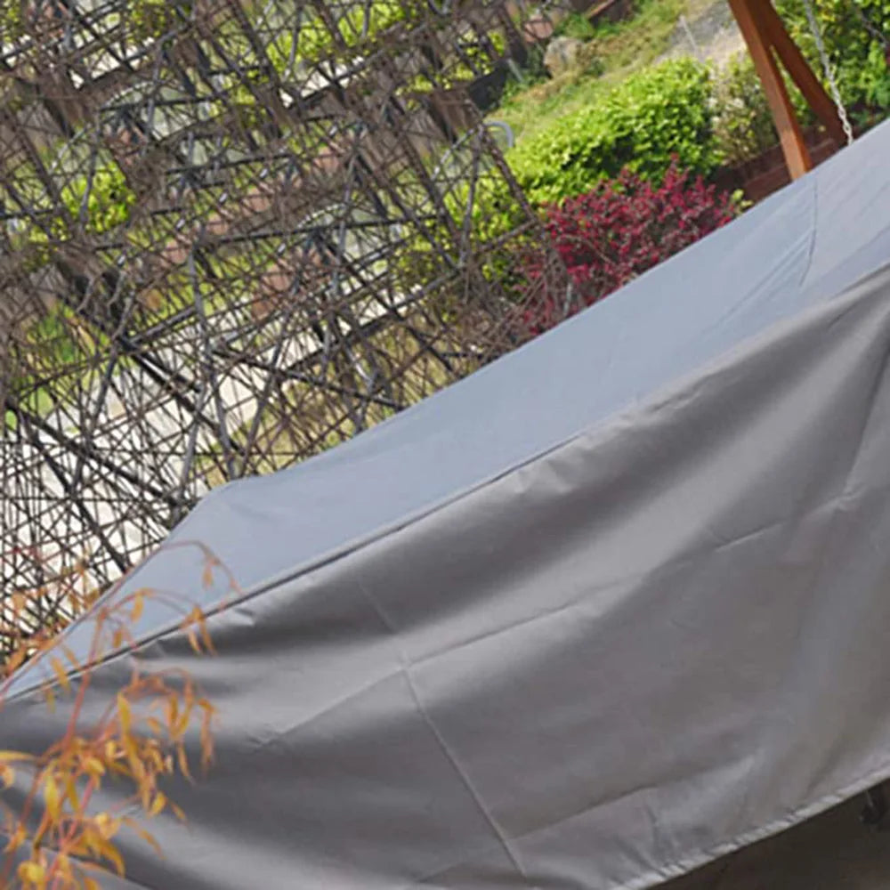 Outdoor Furniture Cover with Handles and Durable Hem Cord   Waterproof UV Resistant Fabric Table and Chair Sofa Covers