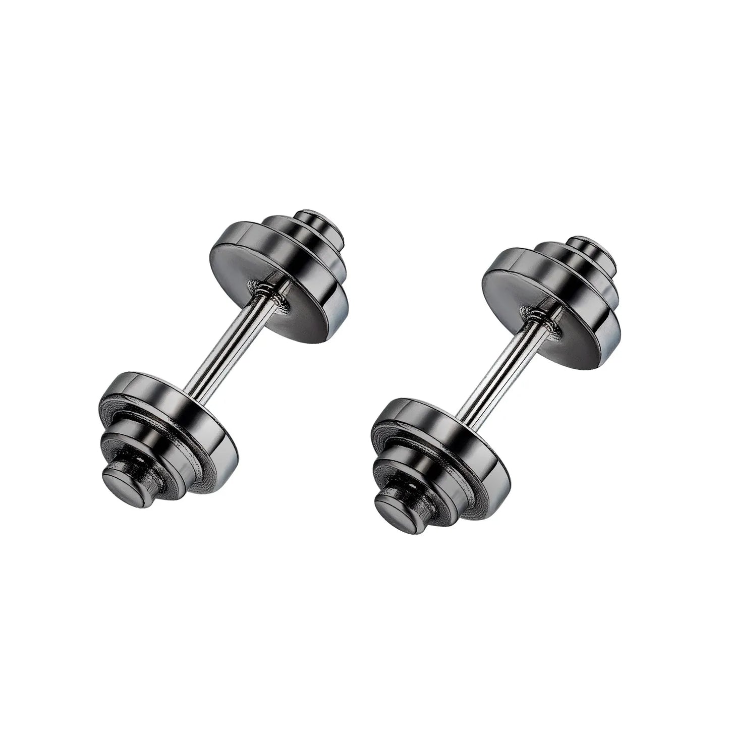 Small Black Punk Stud Earrings For Women Men Boy 2020 New Fashion Zircon Geometry Stainless Steel Jewelry Accessories Earrings