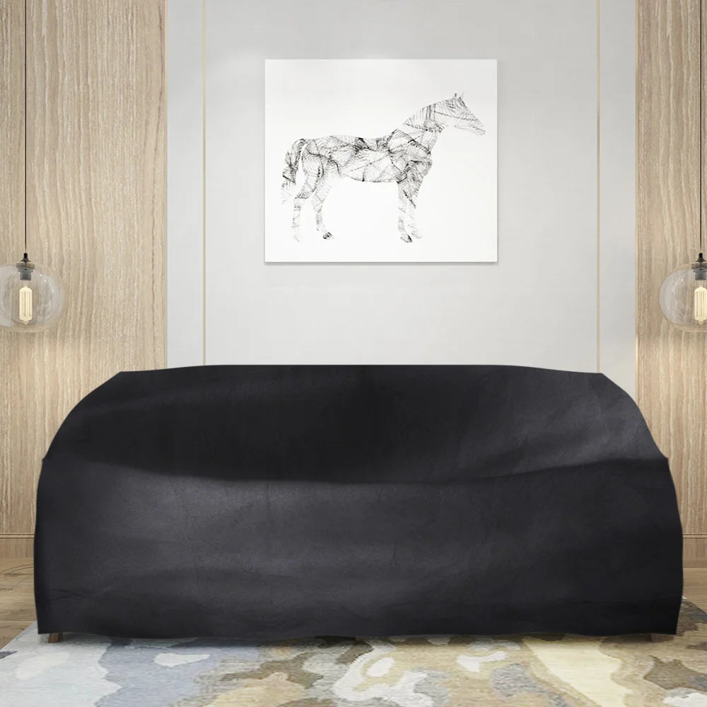 Outdoor Furniture Cover with Handles and Durable Hem Cord   Waterproof UV Resistant Fabric Table and Chair Sofa Covers