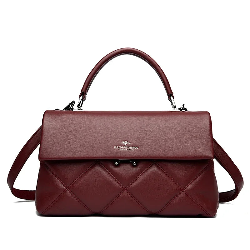 Women's Bag New Trend Korean Handbags Designer Luxury Brand Ladies Shoulder Bags Soft Leather Fashion Versatile Crossbody Bags