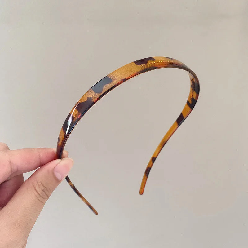 Fashion Sunglasses shaped Headband Anti-Slip Acrylic Hairbands for Women Invisible Hair Hoops Fixed Headband Hair Accessories