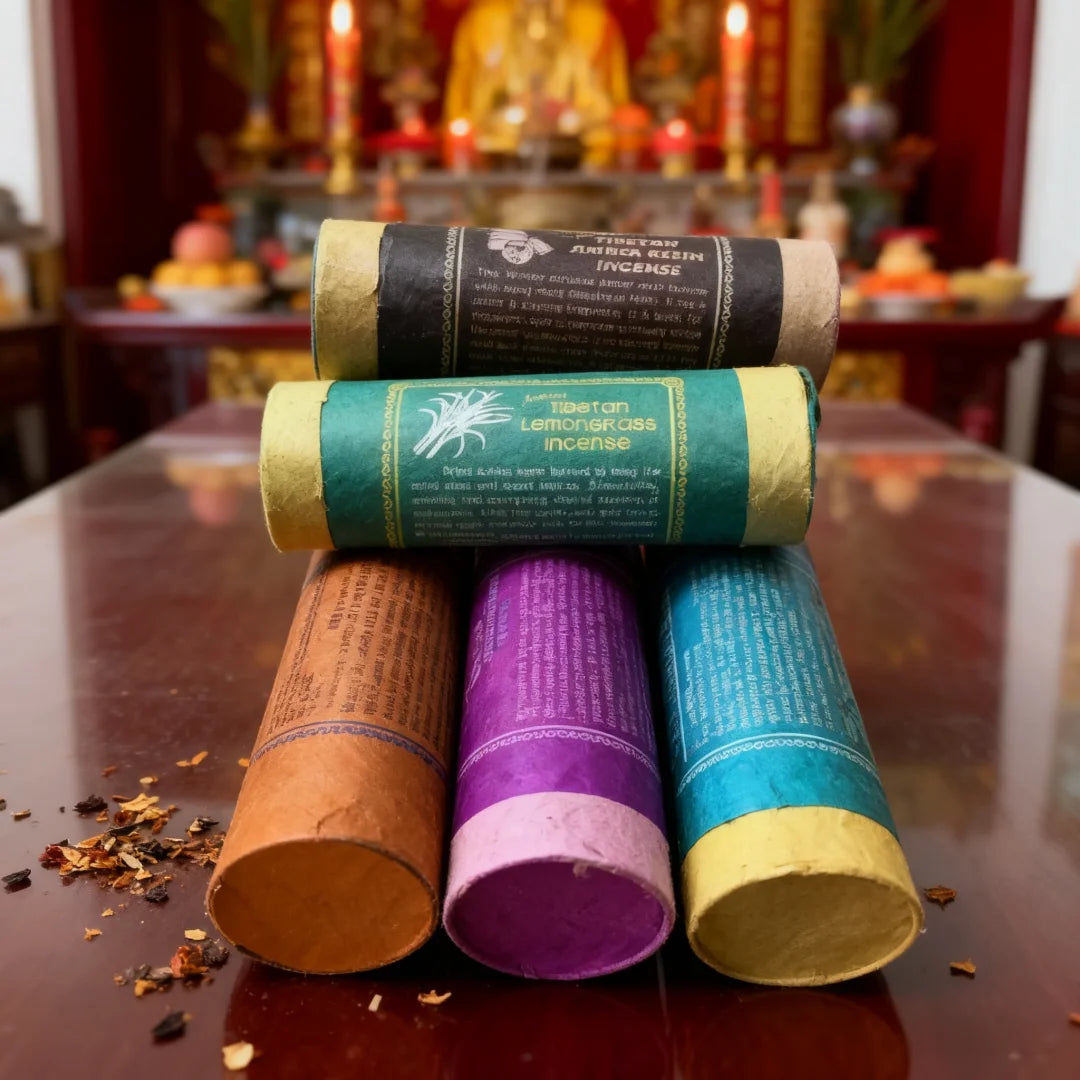 Tibetan Cedarwood Incense Nepal Hand Make Short Sticks Ancient Traditional Incense Spirit Healing Lemongrass Mint Cinnamon Odor