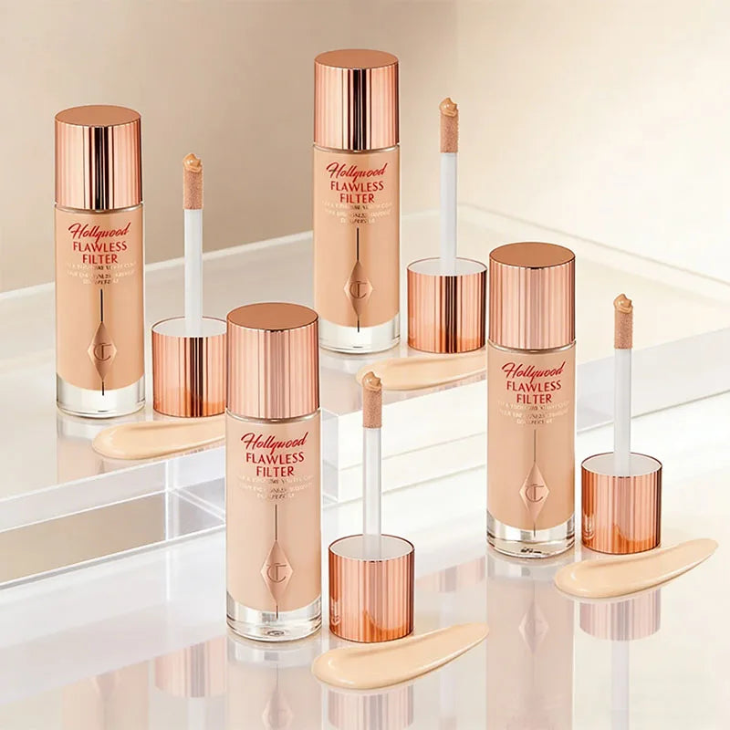 Luxury Charlotte Tilbury Starlight Beauty Liquid Concealer Highlighter Facial Spot Concealer Foundation Skin-friendly Cosmetic