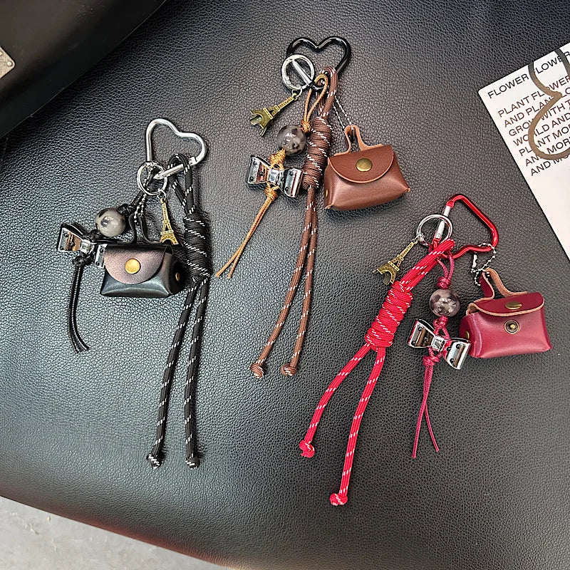 Ins Creative Sweet Cool Style Fashion Bag Hanging Decoration Phone Case Pendant Keychain Decoration Hanging Chain