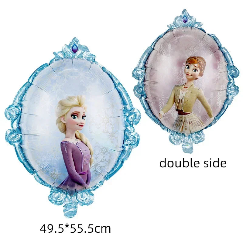 1pcs Princess Frozen Balloon Cartoon Elsa Anna Olaf Foil Balloon for Children's Birthday Party Baby Shower Decoration