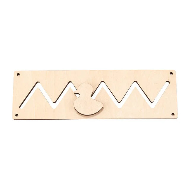 New Busy Board Parts Accessory Montessori Educational Wooden Toys Unlock Toys Sensory Toys Educational Toys for Children Gift