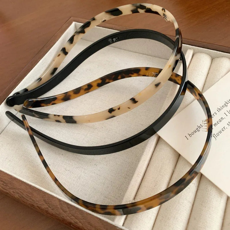 Fashion Sunglasses shaped Headband Anti-Slip Acrylic Hairbands for Women Invisible Hair Hoops Fixed Headband Hair Accessories