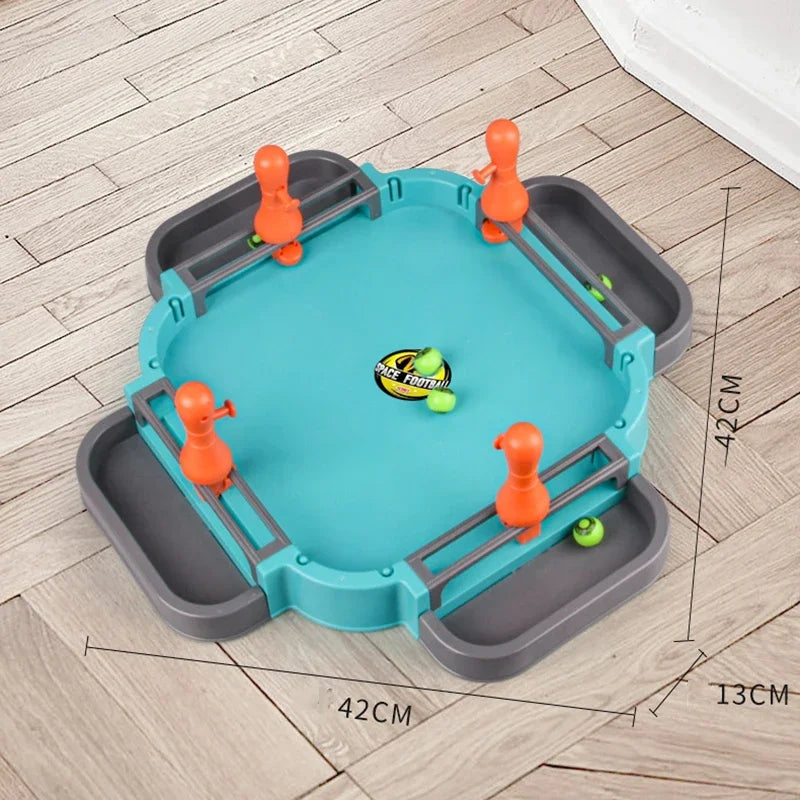 Children Pinball Machines Board Games Table Toys Soccer Marble Shoot Pinball Battle Social Game Fun Family Party Interactive Toy