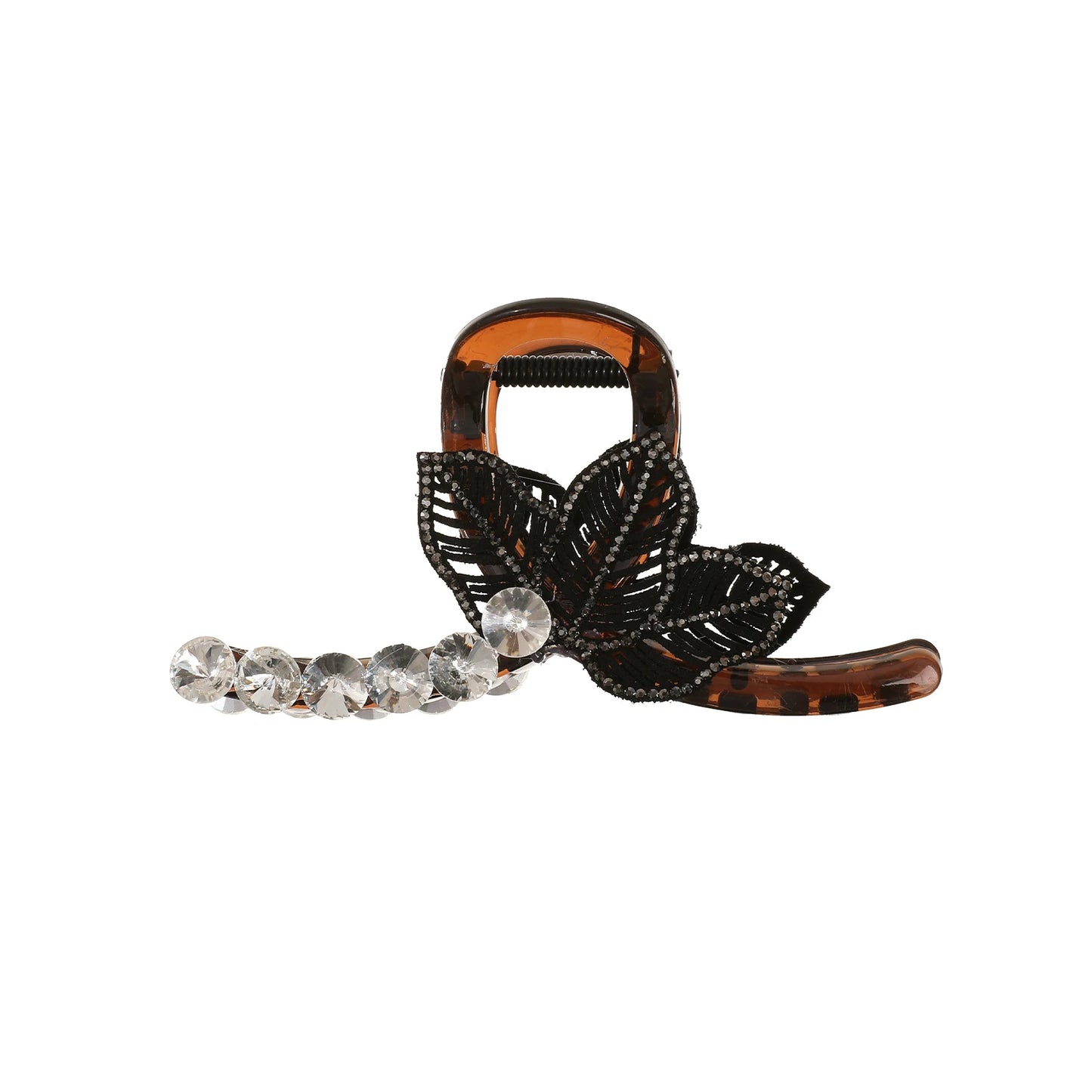 AWAYTR New Flower Hair Claws Clips Hairpins For Girls Women Fashion Rhinestone Hairgrip Barrettes Hair Crab Hair Accessories