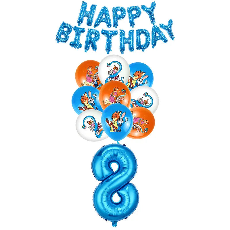 Disney Zootopia Birthday Party Decorations