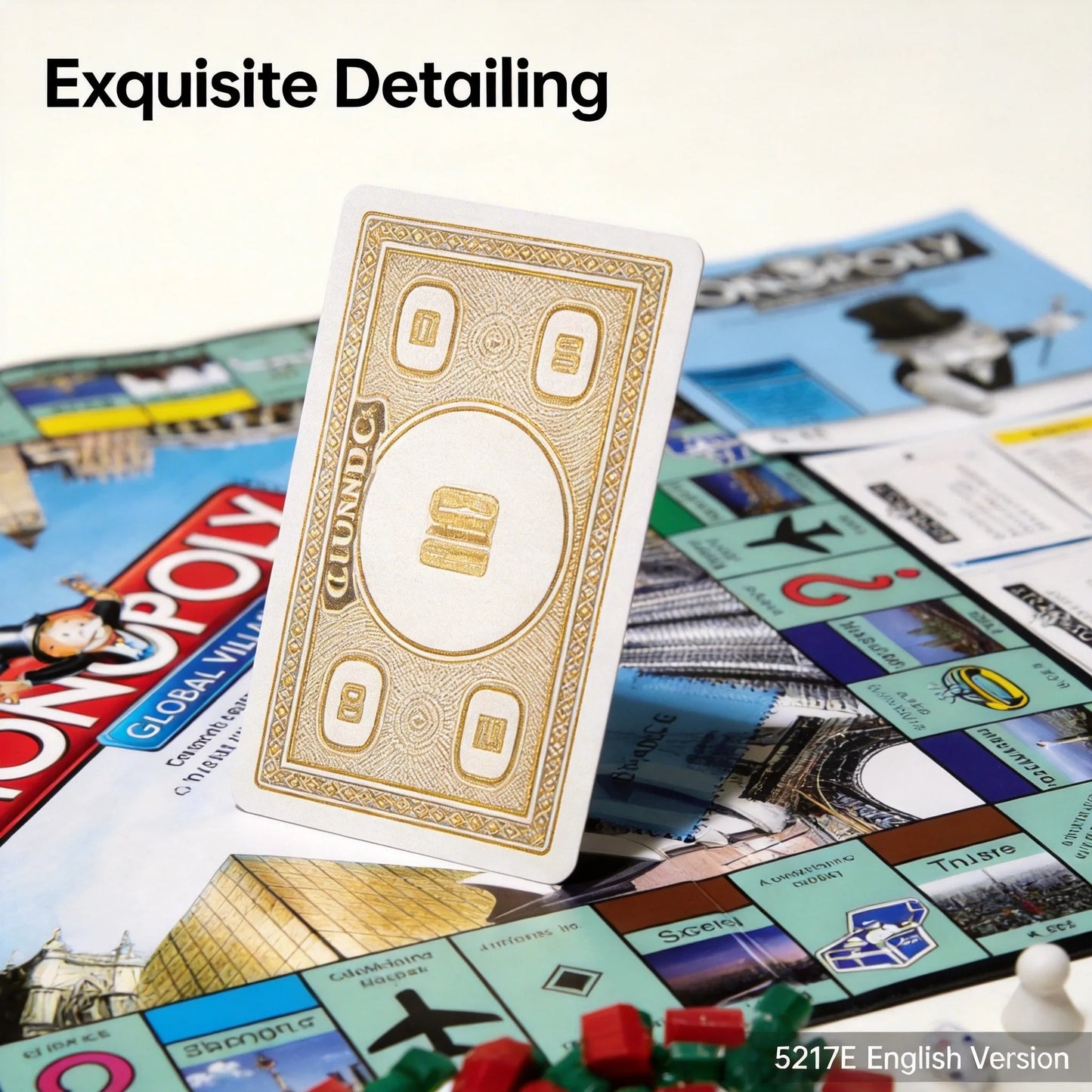 Premium MONOPOLY GLOBAL VILLAGE Board Game - Exquisite Craftsmanship for Tabletop Gamers, Tabletop Gaming - English Version