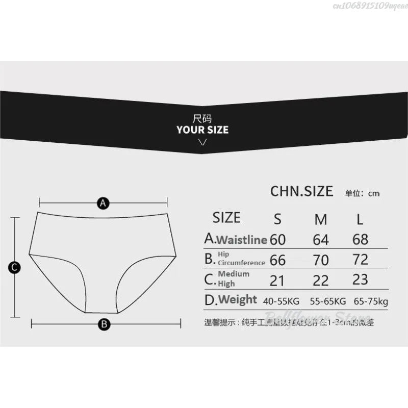 Cotton Seamless Panties Ribbed Cotton Briefs Ladies Low Waist Panty Sports Underwear Girls Breathable Underpants Lingerie