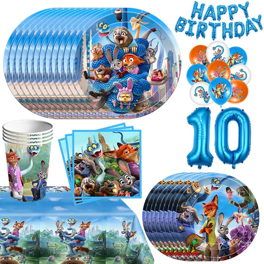 Disney Zootopia Birthday Party Decorations