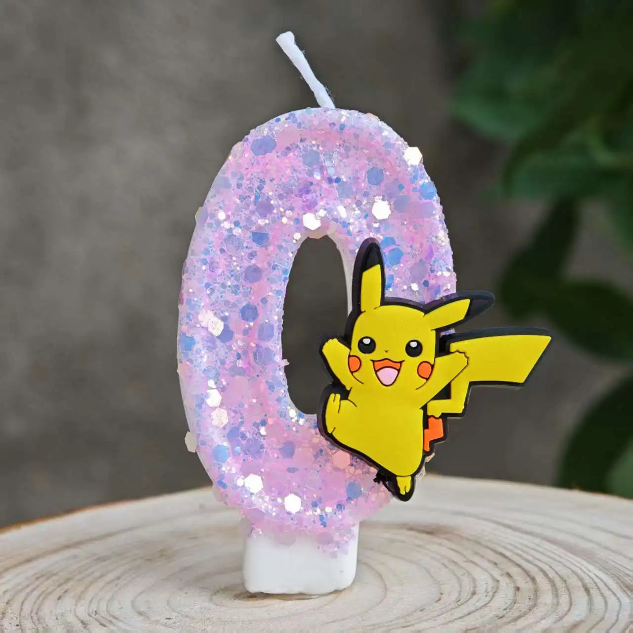 Pokemon Candle Number 0-9 Soccer Candle Pikachu Cake Decoration Boy Birthday Party for Kids Baby Shower Decor Gift