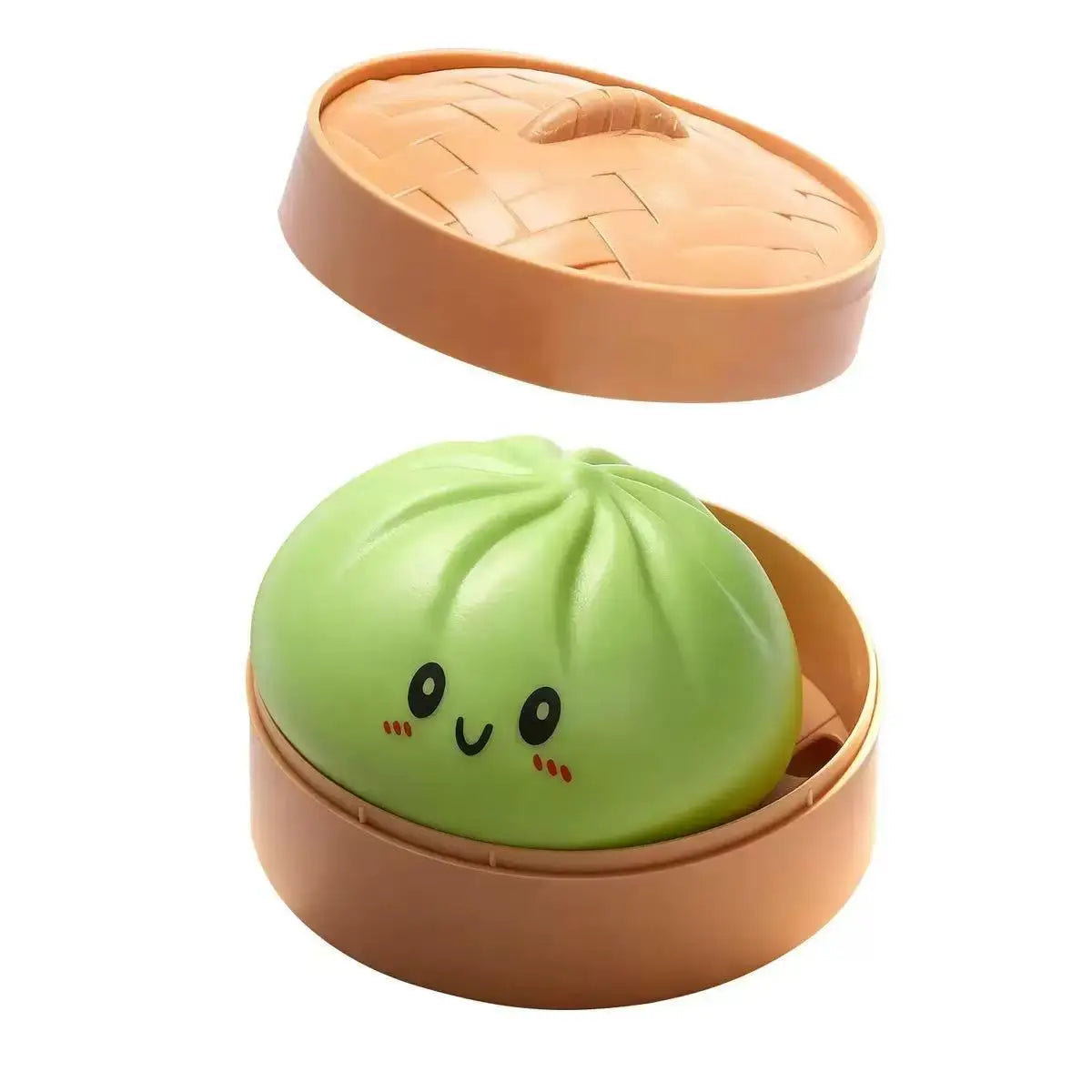 Realistic steamed bun Squeeze Sensory Toy Soft Stress Relief Decompression Toy for Home Office Desktop Decoration and Gift