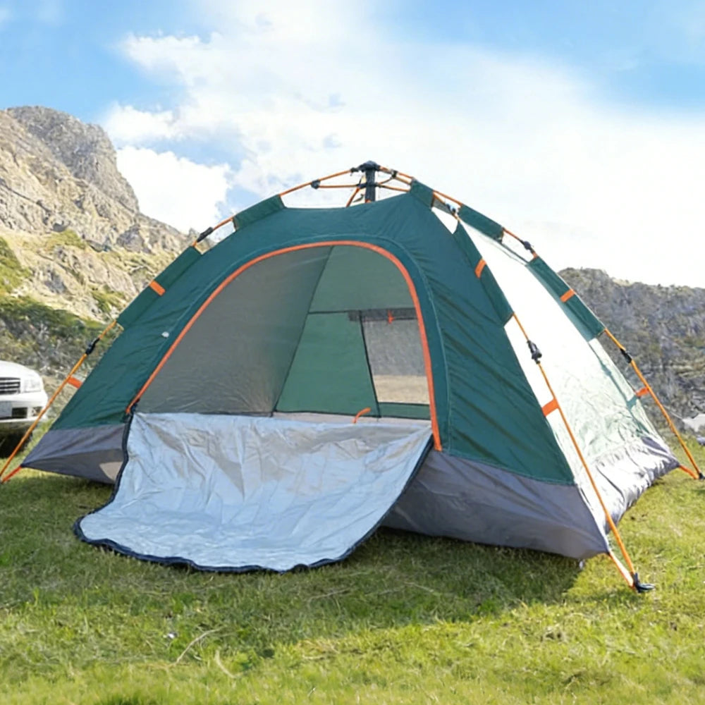 2-3 Person Pop Up Camping Tent, Instant Setup Waterproof Windproof UV Protection Lightweight Portable for Hiking Backpacking