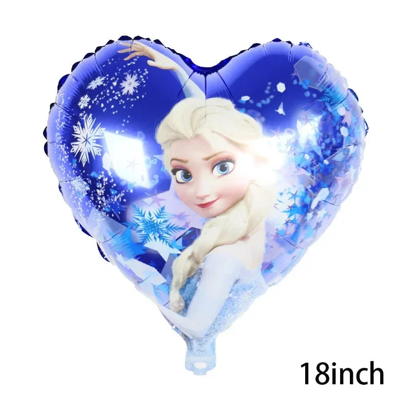 1pcs Princess Frozen Balloon Cartoon Elsa Anna Olaf Foil Balloon for Children's Birthday Party Baby Shower Decoration