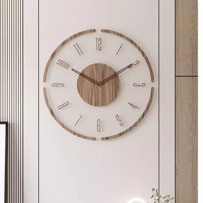 Modern Transparent Floating Digital Wall Clock Decoration Special Material Disk Battery Powered Home Decorative Wall Clock