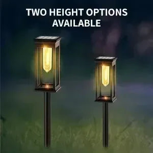 Waterproof LED Solar Lights for Garden Yard Driveway - Automatic Pathway Lighting Outdoor Landscape Lighting Auto On/Off at Dusk