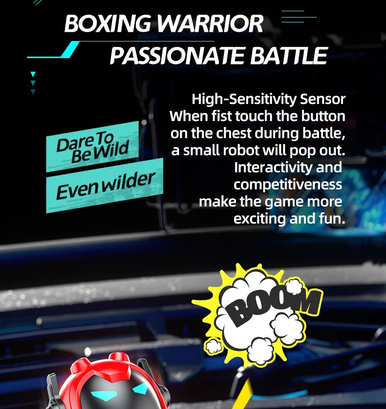 JJRC R30 parent-child interactive remote control football fighting robot double boxing remote control boy DIY children's toy