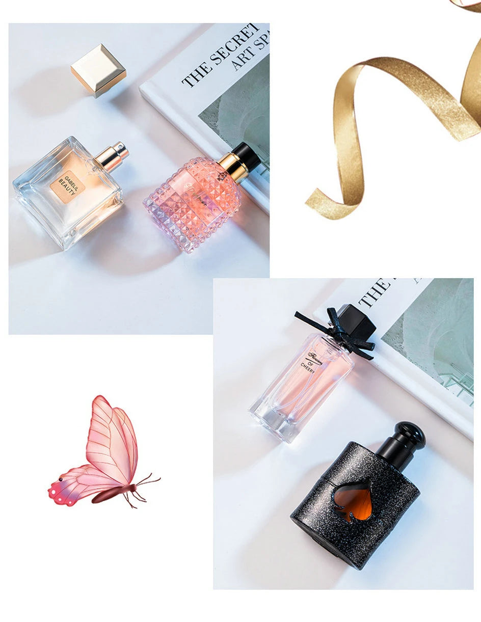 Brand Women Perfume Gift Box 4PCS Set 105ml Floral Scent Spray Pheromone Perfumes Feminino Lasting Fragrance Parfum Pour Femme