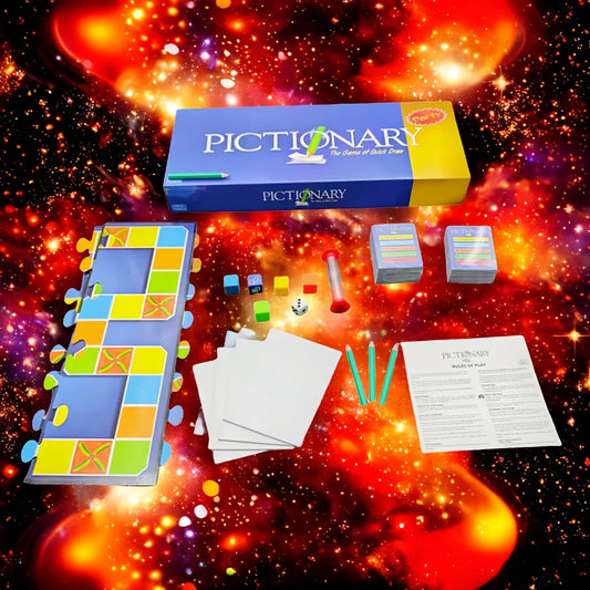 Pictionary (Party Version), a Game Specially Designed for Parties, Card Game, Board Game, Suitable as a Gift (Slight Color Difference)