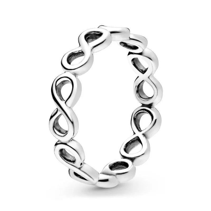 New White Series Original 925 Sterling Silver Women Finger Rings for Women Silver Daisy Mom heart Zirconia Stone Luxury Jewelry