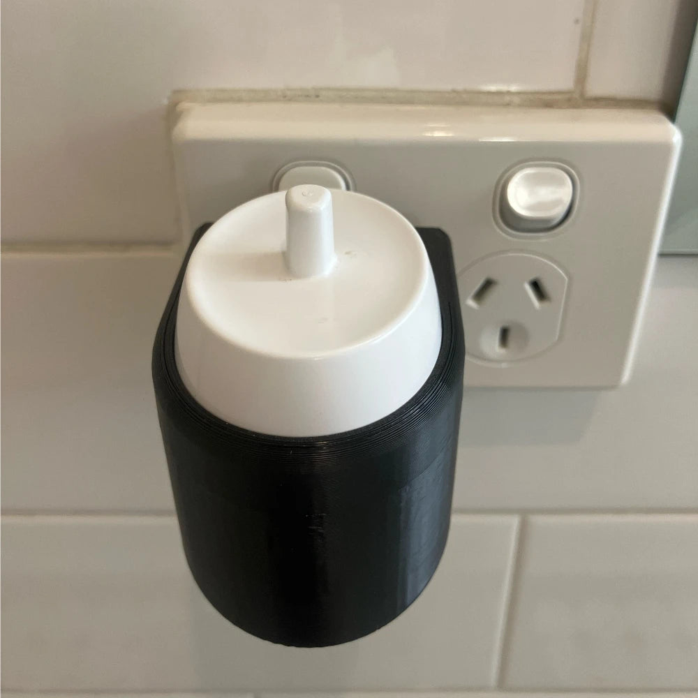 Australian Standard 3D Printed Toothbrush Charger Holder Dustproof Wall Mount For Oral B Philips Bathroom Counter Organizer