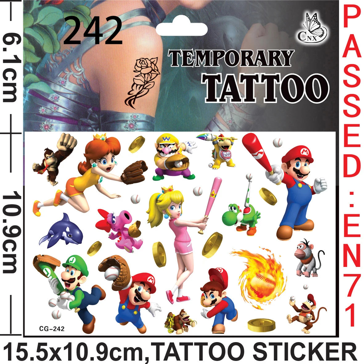 Super Mario Bros Party Supplies Kids Birthday Decoration Foil Balloons Keychain Straws Stamps Head Party Favors Christmas Theme