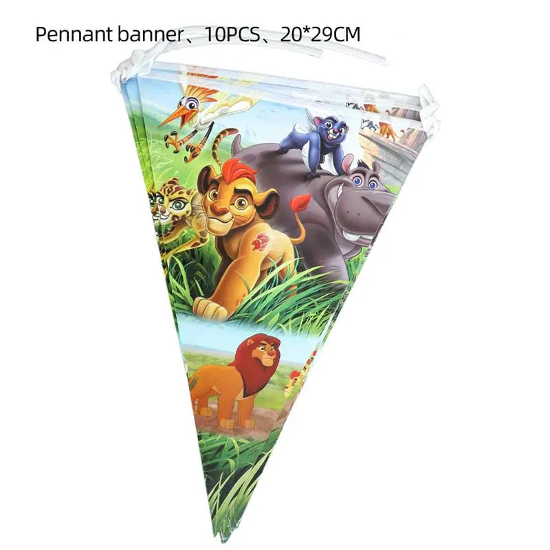 Disney The Lion King Birthday Party Decoration New Plates Cups Napinks Tablecloth King Lion Birthday Balloon Party Favor Balloon