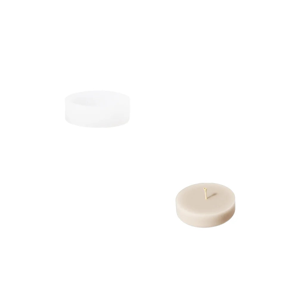 Nicole Camellia Candle Jar Jesmonite Silicone Mold Reusable Candle Refill Mold DIY Flower Concrete Gypsum Mould