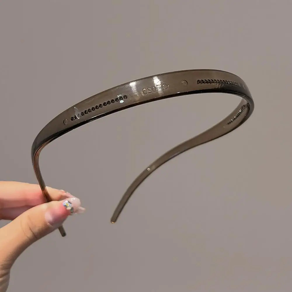 New Trendy Sunglasses Frame Shape Acrylic Hairbands For Women Toothed Headband Anti-slip Hair Hoop Fashion Hair Accessories