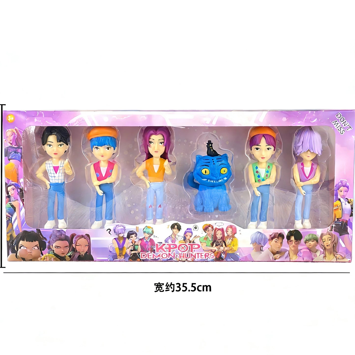 Bandai 2026 New Kpop Demon Hunters Figure Model Toy Pvc Cartoon Desk Decoration Collection Figures Model Toyfor Kid Gift