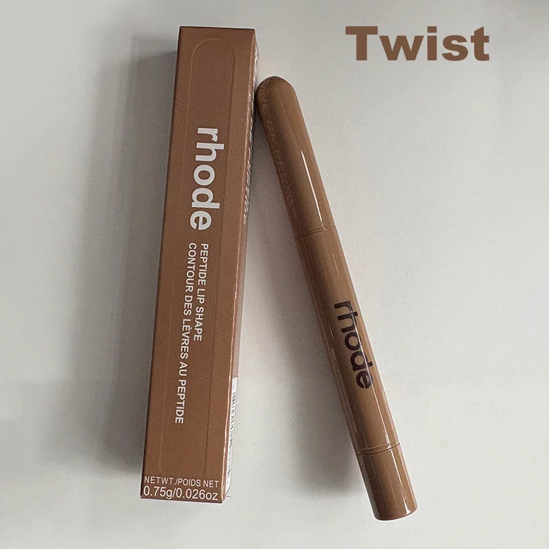 7 Color Skin Peptide Lip Shape Pen Lip Liner Long Lasting Lip Tint Pencil Pen Makeup Lipstick Powder Blusher Gloss Rouge Makeup