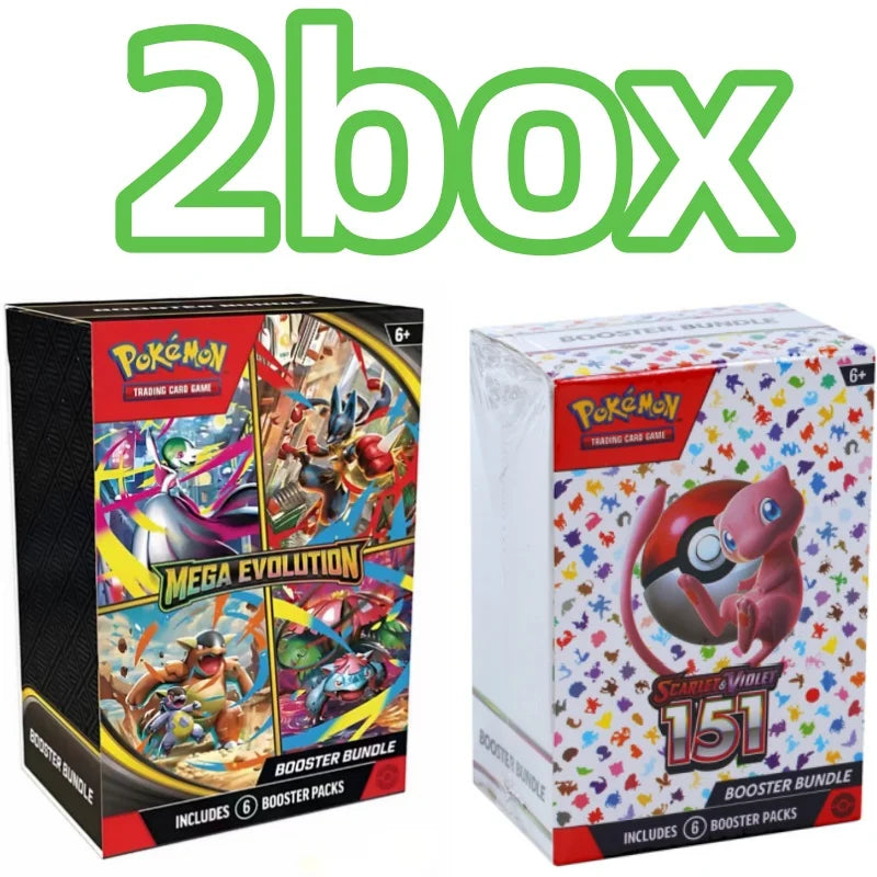 Pokemon Card v10 Booster bundle Destined Rivals Prismatic Evolutions Scarlet Violet 151 English ME01 Booster Cards Toys Gifts